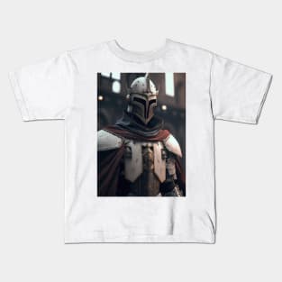 Sci Fi Templar Knight Kids T-Shirt